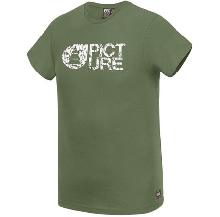 Picture Organic футболка Basement Icefield pine green M