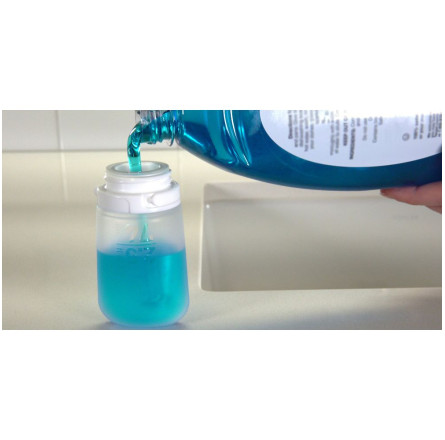 Силиконовая бутылочка Humangear GoToob + Medium blue (блакитний) 022.0013