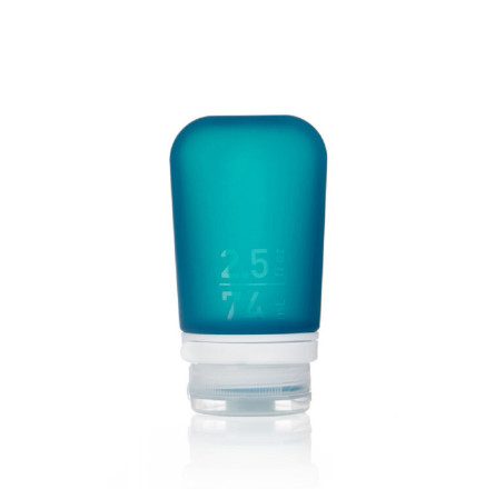 Силиконовая бутылочка Humangear GoToob + Medium teal (синій) 022.0020