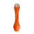 Ложко-вилка Humangear GoBites Uno Orange (оранжевий) 022.0070