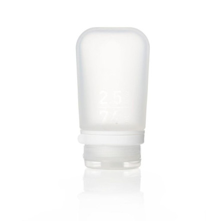 Силиконовая бутылочка Humangear GoToob + Medium clear (білий) 022.0011