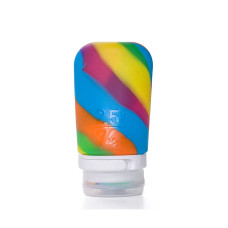 Силиконовая бутылочка Humangear GoToob + Medium Rainbow 022.0021